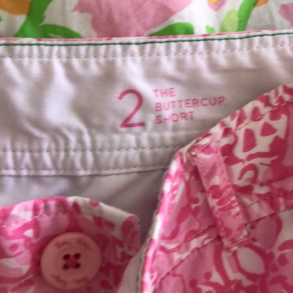 Lilly Pulitzer Buttercup Shorts Size 2 - Picture 4 of 4